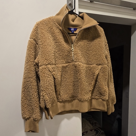 JoyLab Tops Womens Sherpa Halfzip Hoodie Poshmark